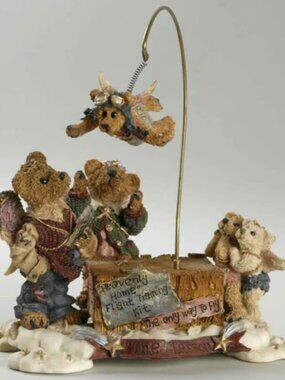 The Flying Lesson This End Up - Music Box - 227801 Bearstone Collection BOXED